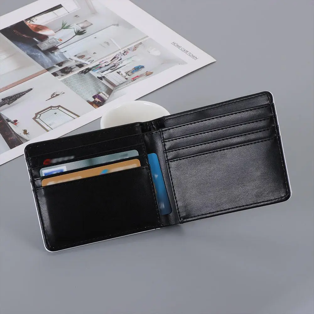 High Quality New Sublimation Blanks Wallet PU Leather Wallet for Women Men  DIY Gift Multi ID Card Holder Wallet for Work Travel - AliExpress