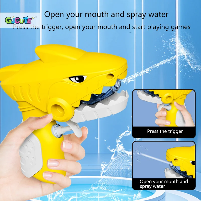 Summer Shark Outdoor Parent-Child Game Interactive Toy Mini Water Spray Toy For Boys And Girls To Have Water Fights