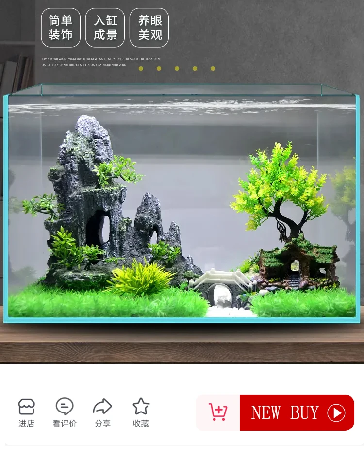 Title 30, Plant rockery multi-style aquarium decorations,...