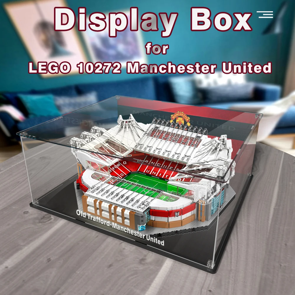 Acrylic Display Case for LEGO 10272 Old Trafford Manchester United Fast shipping 