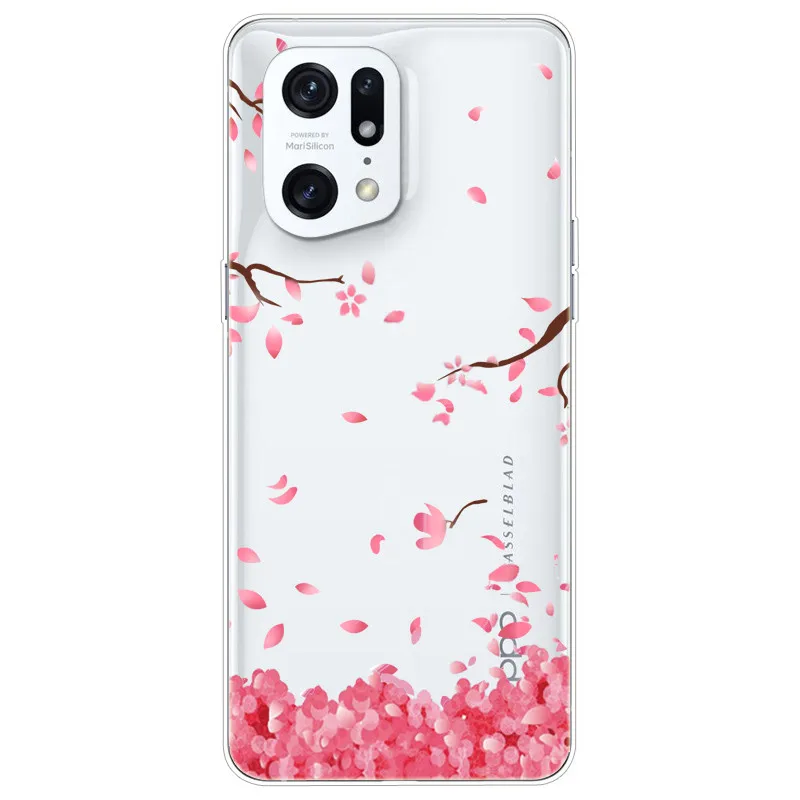 Transparent Soft TPU Silicone Phone Case with Clear Bumper - Lovely Design