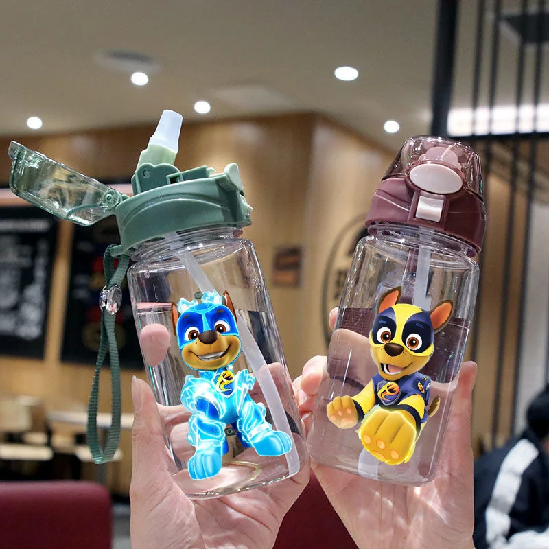 Bottiglia D'Acqua Paw Patrol Da 550Ml Con Cannuccia Bottiglia D'Acqua Carina Hydro Flask Drink Bottle Studente Articoli Economici Con Regali Di Spediz