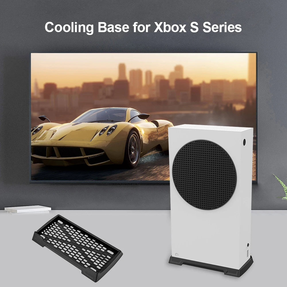 ABS 게임 콘솔 마운트 홀더 브래킷 Xbox S 시리즈 게임 호스트용 냉각 스탠드 열 분산 마운트