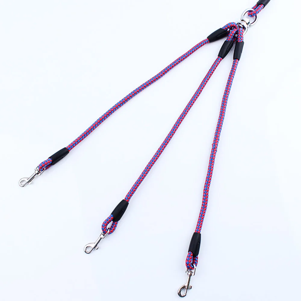Title 7, No Tangle 3 Dog Leash Triple Coupler Multi Way ...