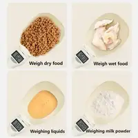 Food Scale Pet Measuring Scoop LCD Electronic Precision Weighing Tool Dog Cat Feeding Digital Spoon Scale Display Kitchen Scale 2