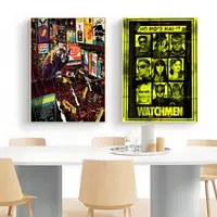 w-Watchmen – affiche murale imprimée, affiche décorative, décoration murale, décoration de la maison, cadeau, sans cadre 2