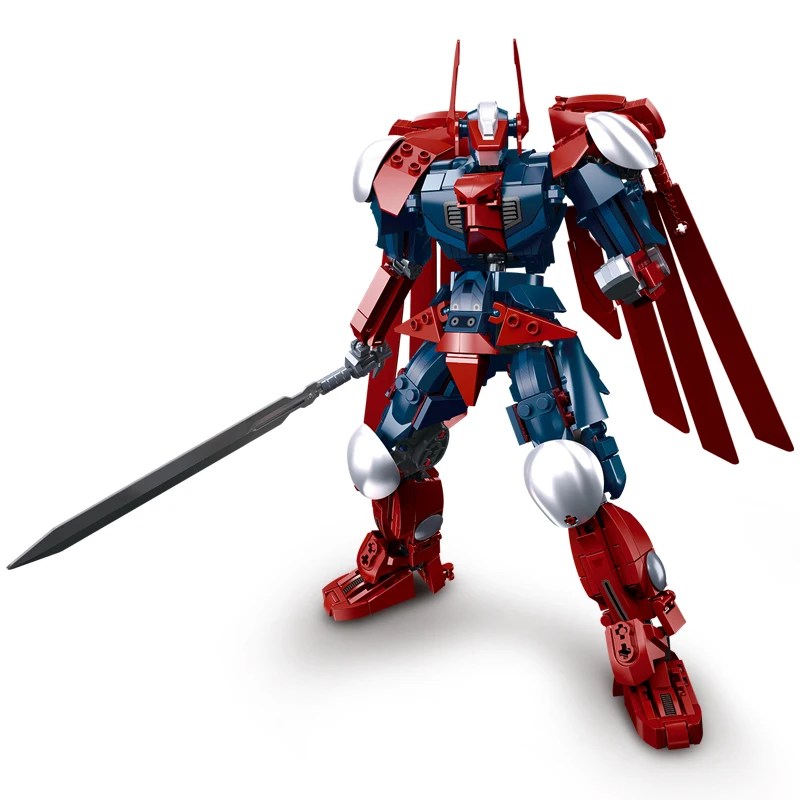 

SLUBAN Superhero Combat Mecha Robot Building Block Classic Armord Mech Model Action Figures Bricks Toys MOC Children DIY Gift