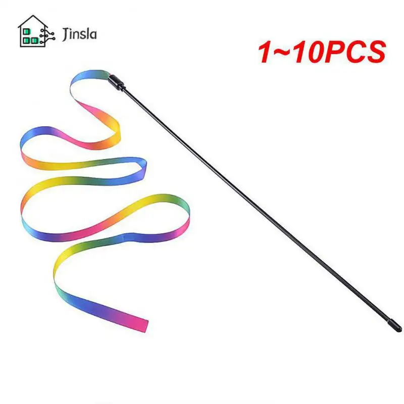 

1 ~ 10 шт., Интерактивная Радужная игрушка для кошек