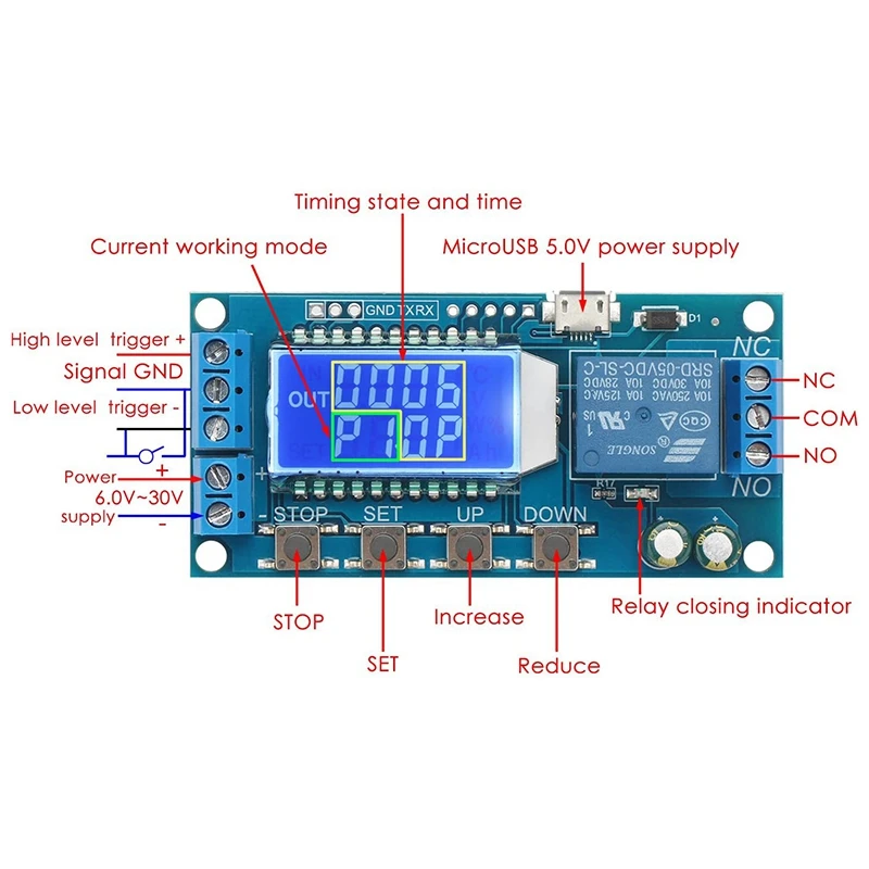 Ÿ̸ , ð  ,  Ʈѷ ,   Ŭ Ÿ̸, 0.01S-9999  Ʈ , DC5V, 12V, 24V, 2 