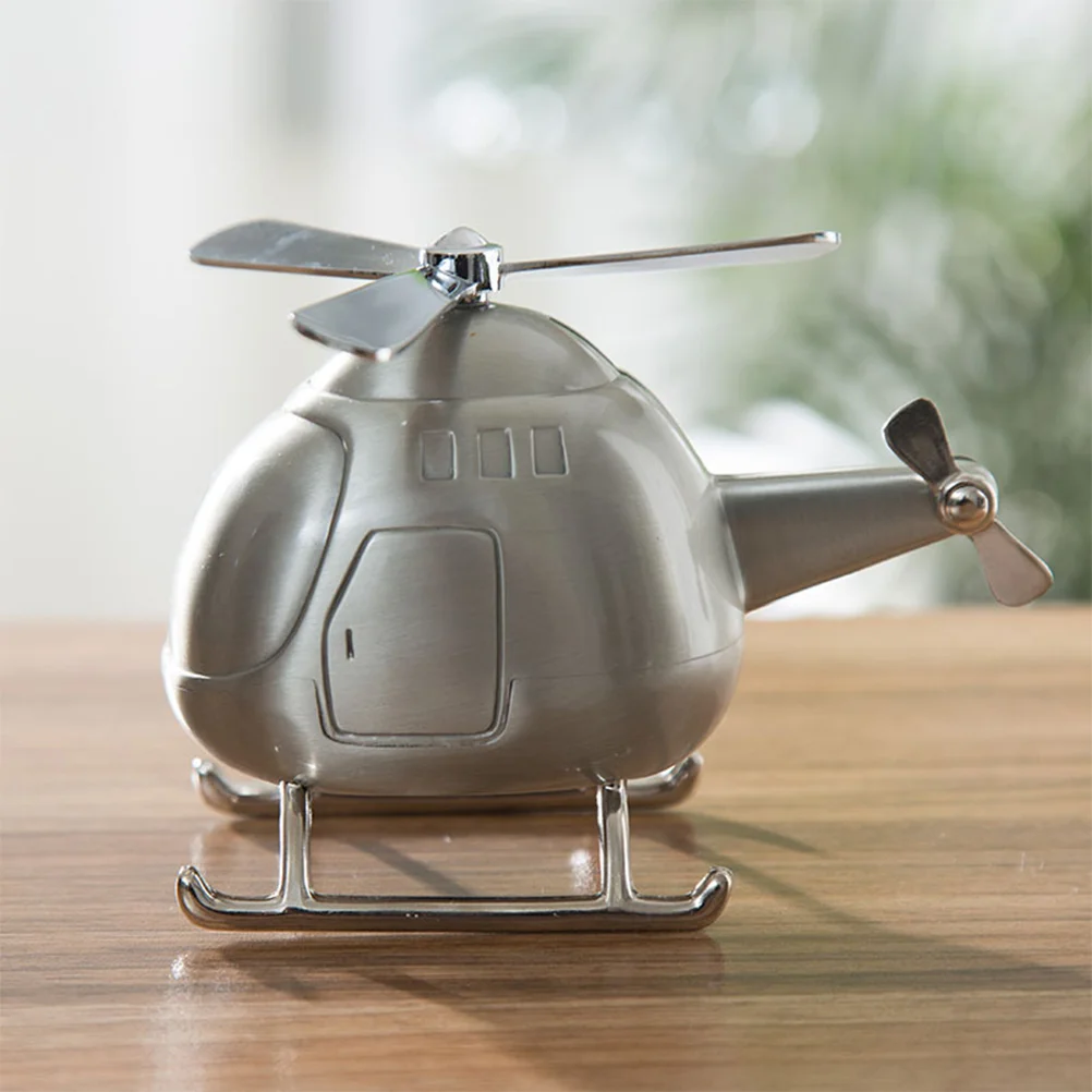 Gift Child Goldendoodle Ornament Helicopter Bank Electronic Piggy for Kids Coin 5