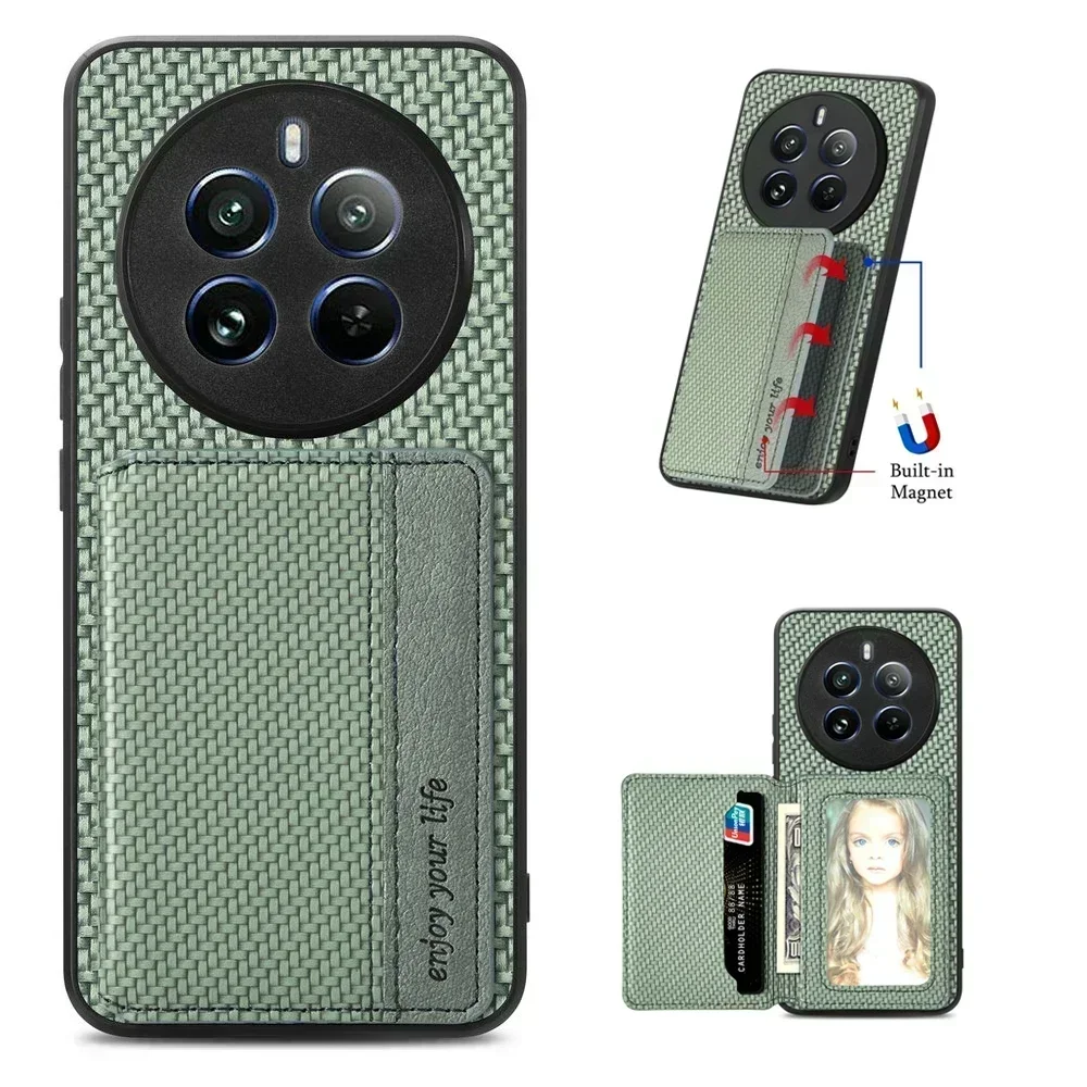 Magnetic Leather RFID Wallet Protective Phone Case & Back Cover