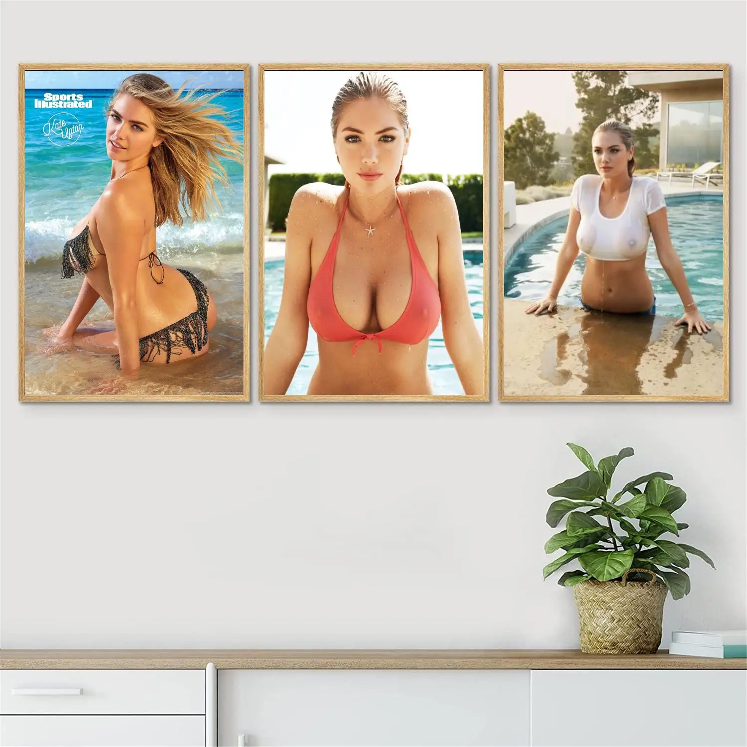 

Сексуальный постер kate upton, сексуальное настенное искусство, искусство на холсте, постер 24x36, персональный подарок, современная картина для семейной спальни
