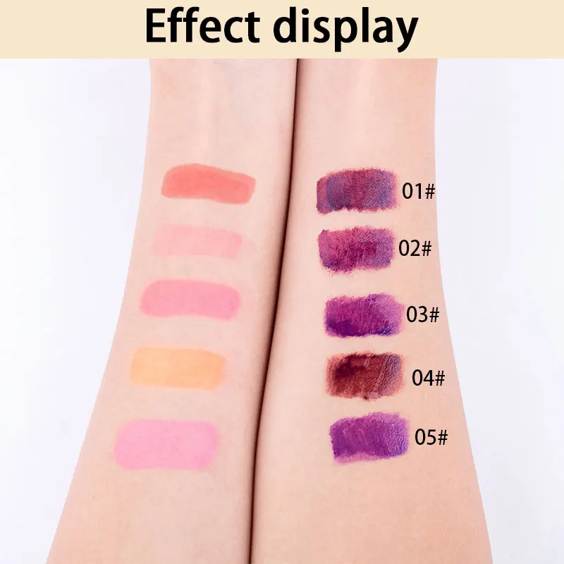 Peel Off Liquid Lipstick Lip Liner Tearing Lip Stain Waterproof Lasting Non-stick Lip Cup Dye Contour Beauty Cosmetics Makeup 4