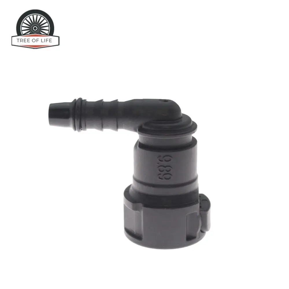 2 PCS Car Fuel Line Quick Connector Hose Coupler ID6 9.89 Nylon Oil Line Pipe for Ford Transit