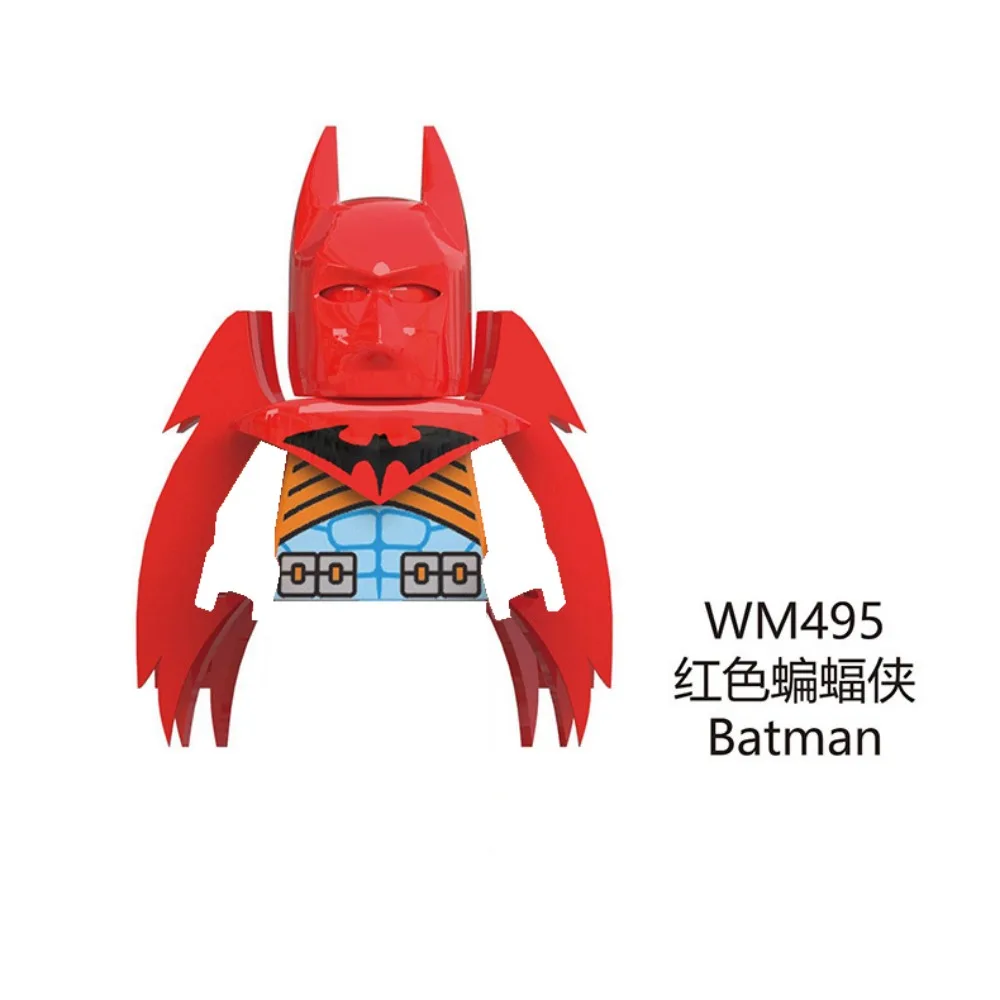 America Movie Mini Action Figure Doll Two-sided Evening Dress Children's Assembled Building Block Dolls Table Toys Kids Gift