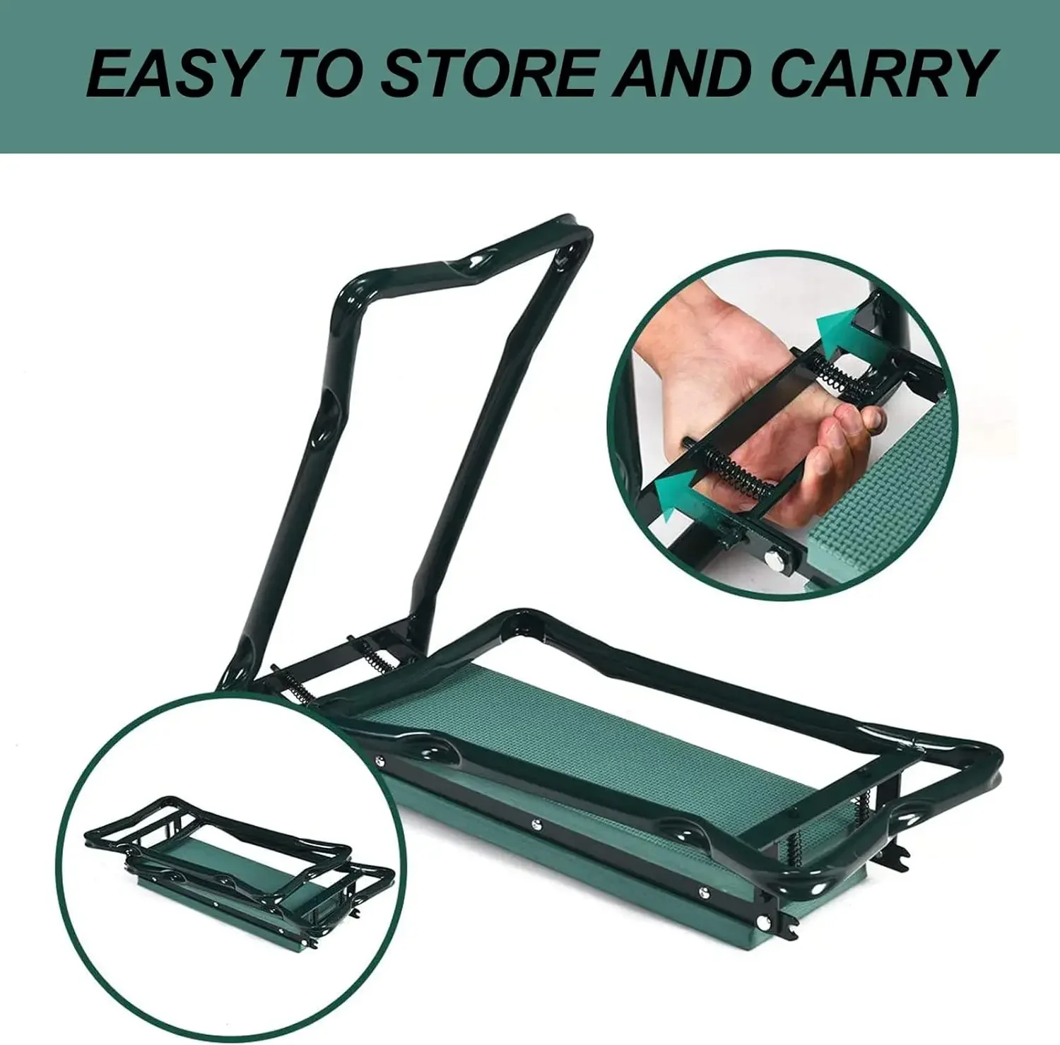 Garden Kneeler and Seat, Upgraded Folding Garden Kneeler and Seat, Upgraded Folding Bench Portable with Foam EVA Kneeling