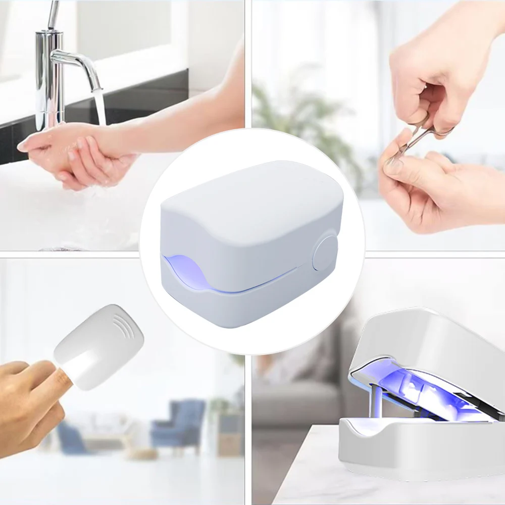 Nail Fungus Treatment LED Laser Device Cleaning Onychomycosis USB Charge 905nm Infrared Light 470nm Blue Light Nail Salon