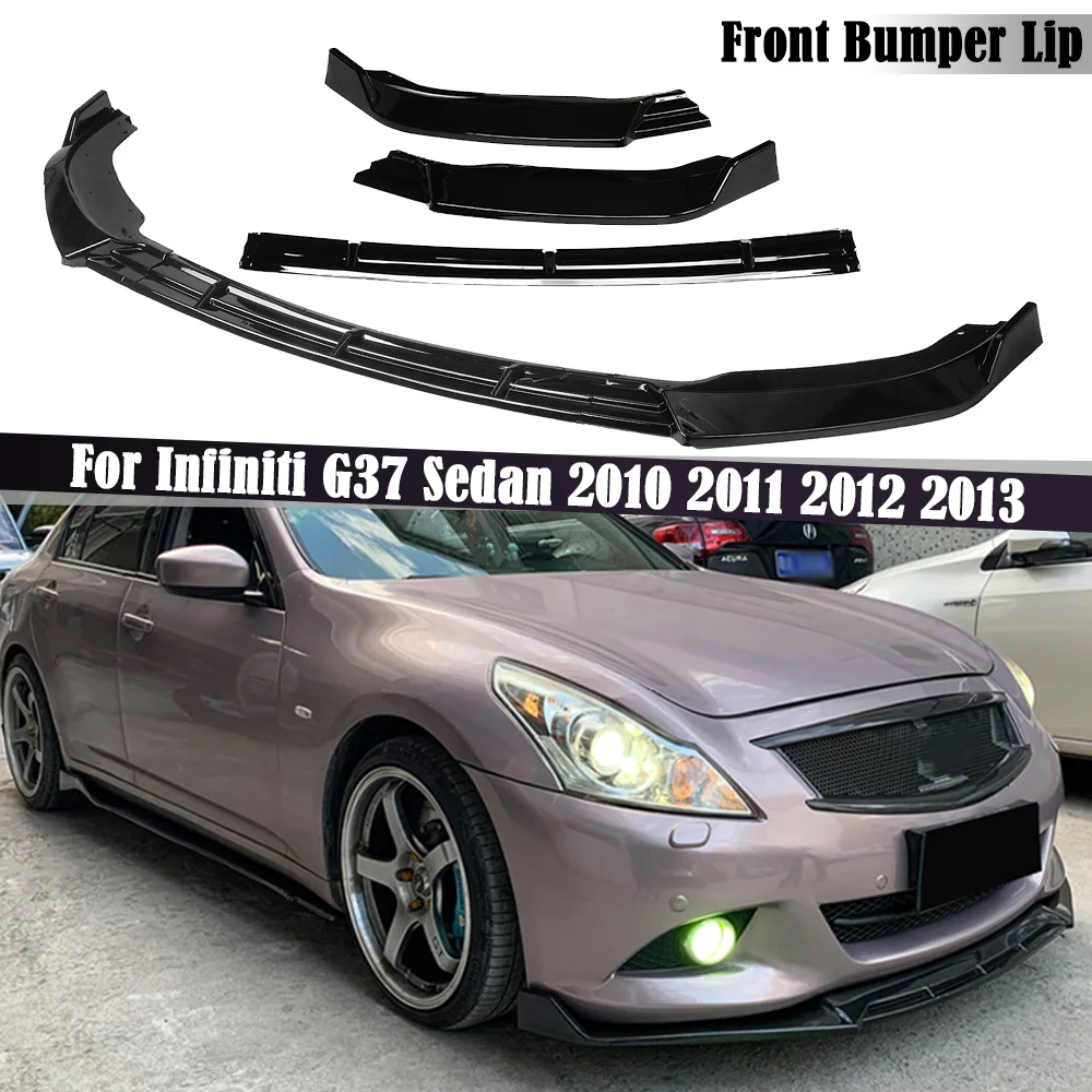 

3 шт., передний бампер для Infiniti G37 Sedan 2010 2011 2012 2013