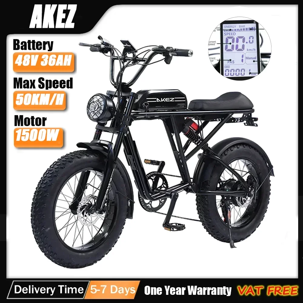 Akez super73 s2-全地形対応電動自転車,都市型オフロード電動