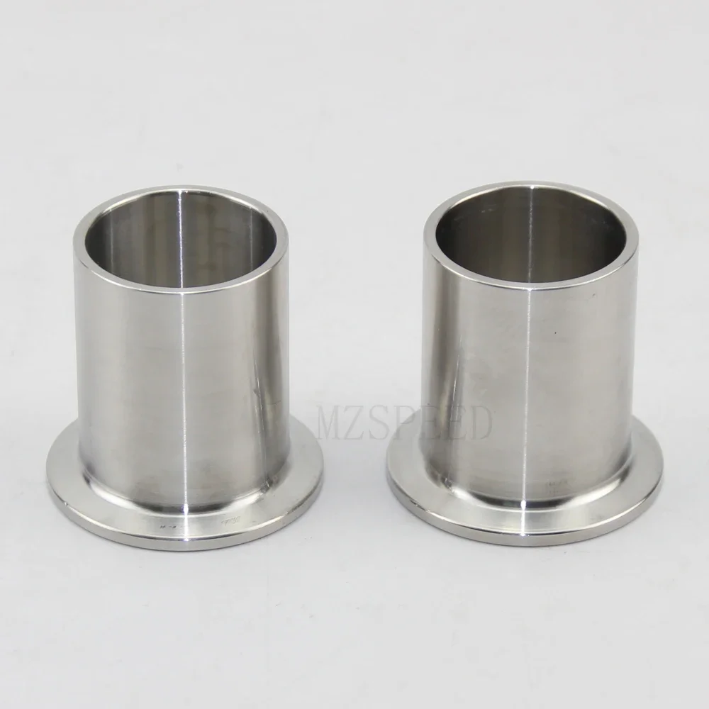 스테인리스 스틸 위생 파이프 용접 페룰 트라이 클램프 유형 및 연장 연결, OD SS304, 19mm, 38mm, 51mm, 76mm, 159mm, 1 개