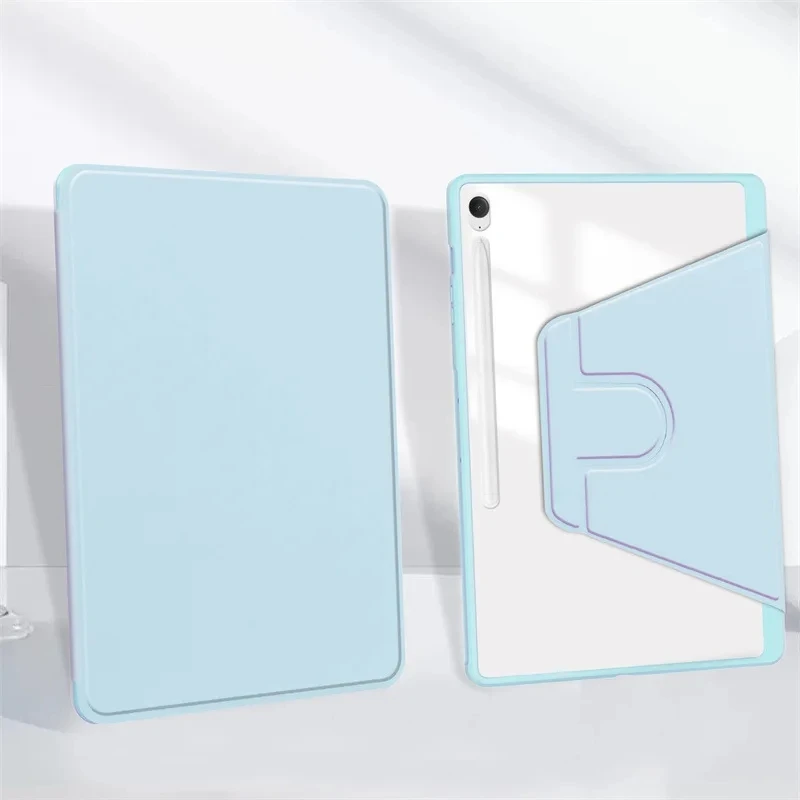 Acrylic 360 Rotation Tablet Case with Pencil Holder