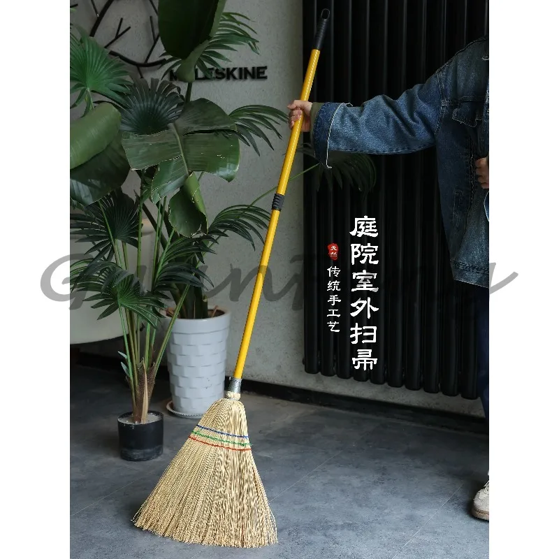 정원 빌라 빗자루 정원 청소 낙엽 빗자루 가정용 야외용
