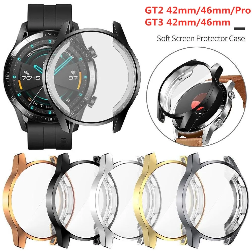 Мягкий чехол из ТПУ для Huawei Watch GT3 GT2 Pro GT 2 46 мм 42 мм, чехлы GT  3 Runner, Защитная пленка для экрана, бампер, ремешок для умных часов |  АлиЭкспресс