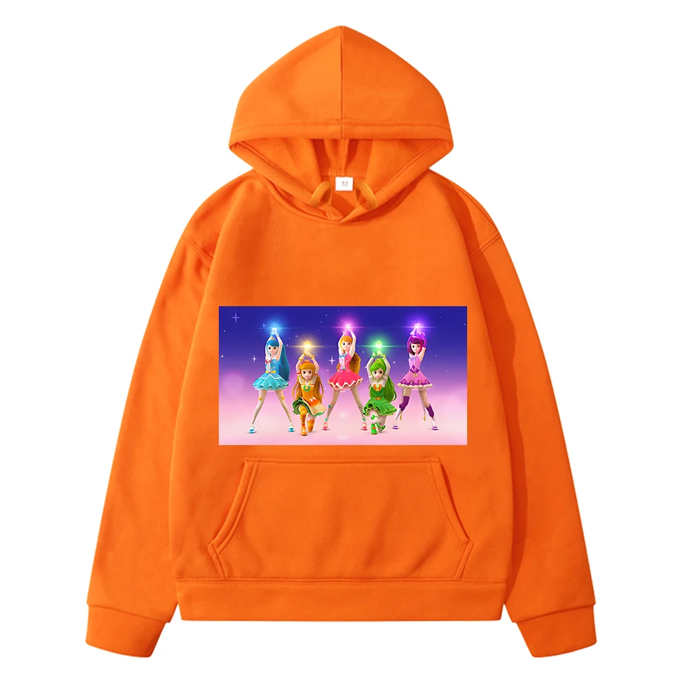 

티니핑 girls boys clothes sweatshirt anime hoodie y2k sudadera Casual jacket Tini Ping Autumn hoodies Fleece pullover kids clothes