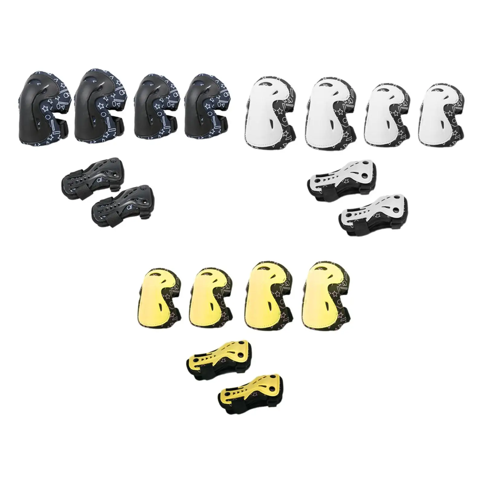 

Набор защитных принадлежностей для детей, практичное Защитное снаряжение для катания на роликах, баскетбола, скейтборда, велоспорта, активного отдыха