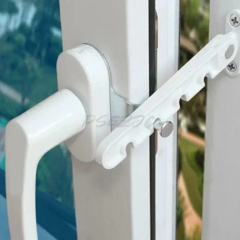 Household Window Support Adjustable Limiter Support Wind Hook Latch Windproof Bracket Hold Position Stop Flat Buckle Lock