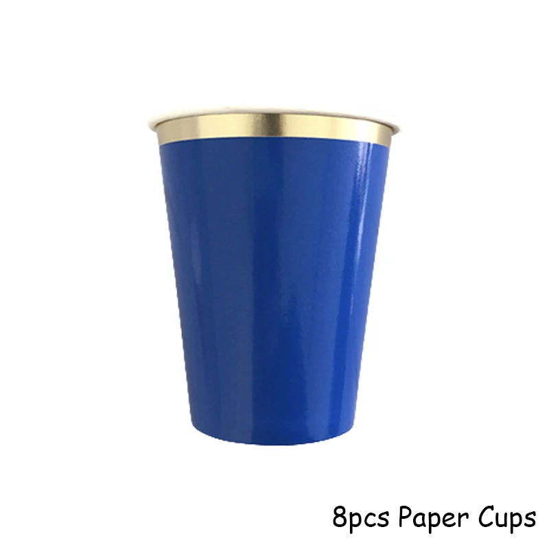 8pcs R-blue cup