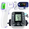 Automatic Tonometer Blood Pressure Meter BP Medical Sphygmomanometer LCD Infrared Forehead Thermometer Blood Pressure Monitor 2