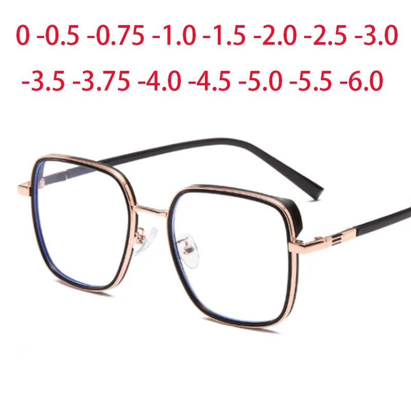 

Fashion Women Ultralight Transparent Glasses Frame Square Plastic Spectacles Eyewear Prescription -0.5 -0.75 -1.0 -2.0 To -6.0
