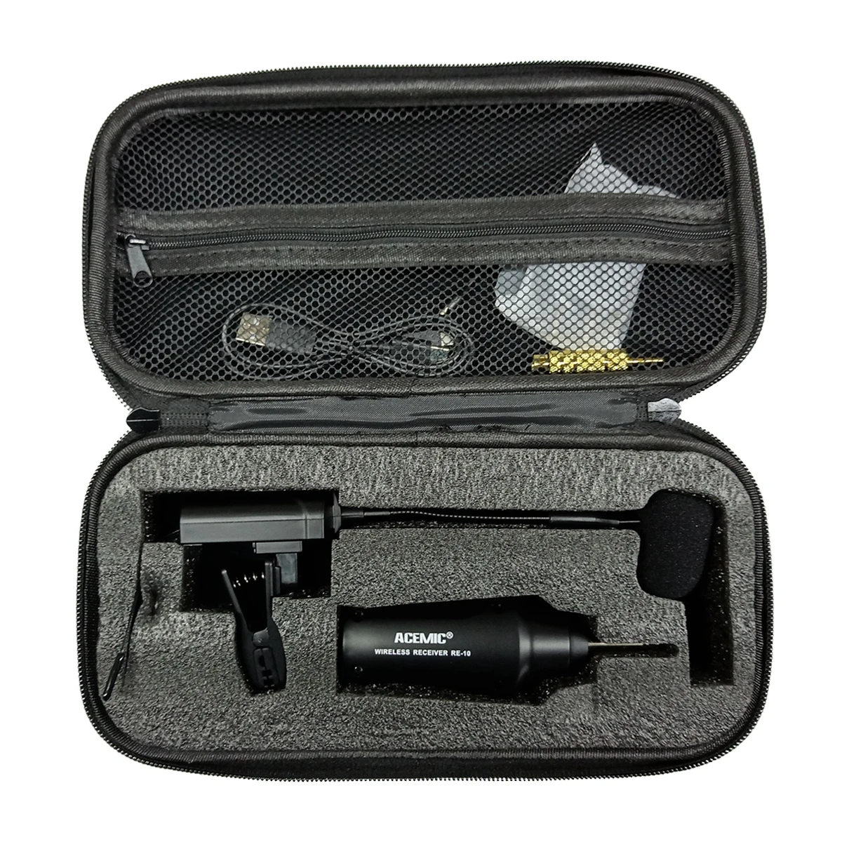 Acemic ST-5 무선 색소폰 마이크 시스템, 색소폰 연주자용 UHF 콘덴서 마이크, 녹음 및 무대 공연용