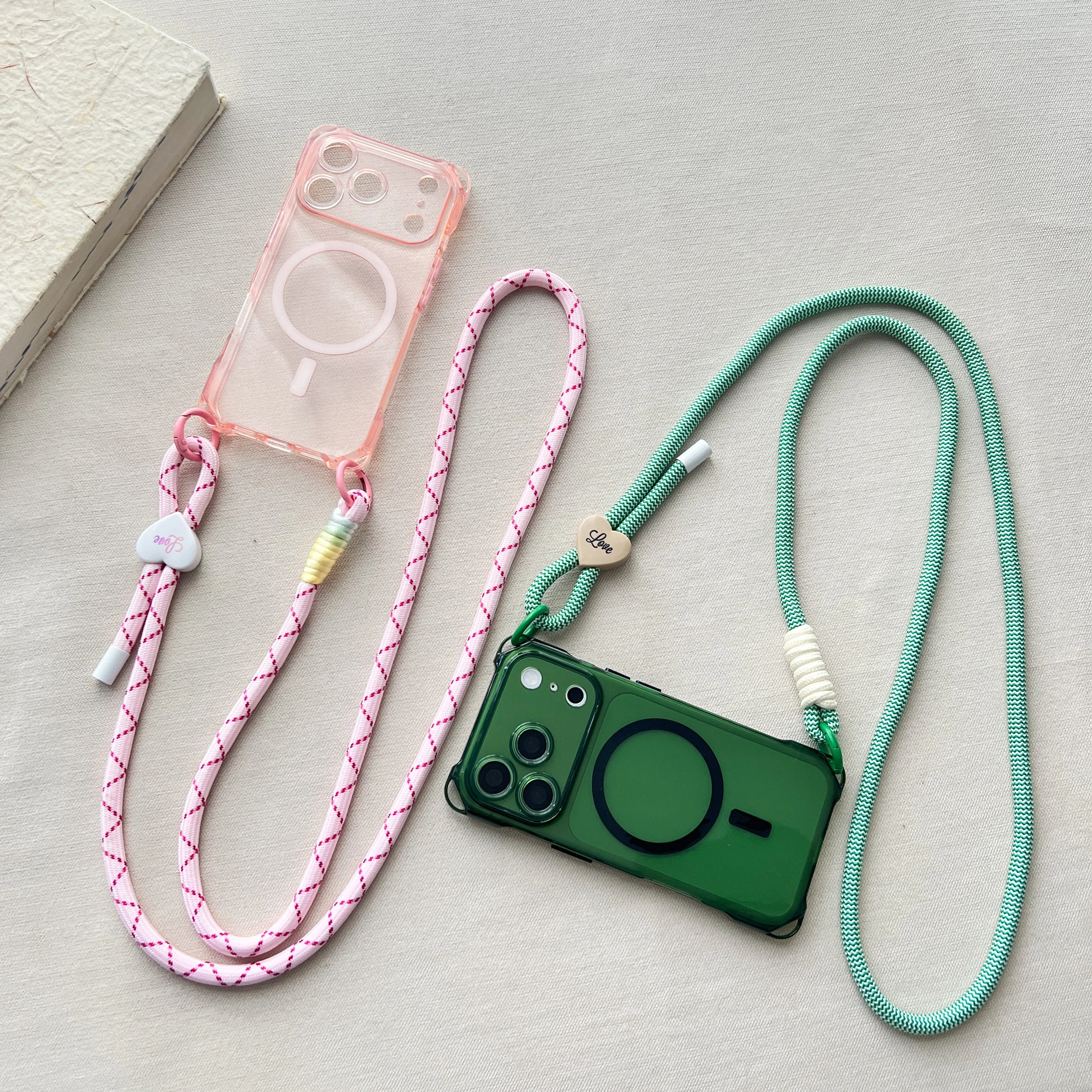 Adjustable Lanyard Phone Case with Anti-Drop Magnetic Protection