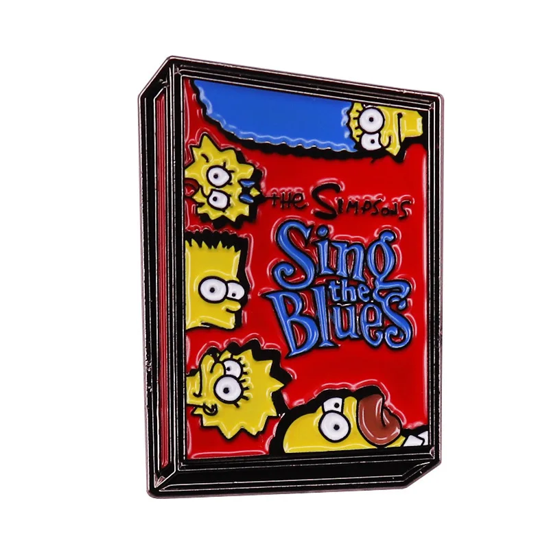 The Simpsons Cartoon Anime The Simpsons Vintage Video Spille Spille Smaltate Per Fan Zaino Borsa Cappello Accessori Collezione Regalo