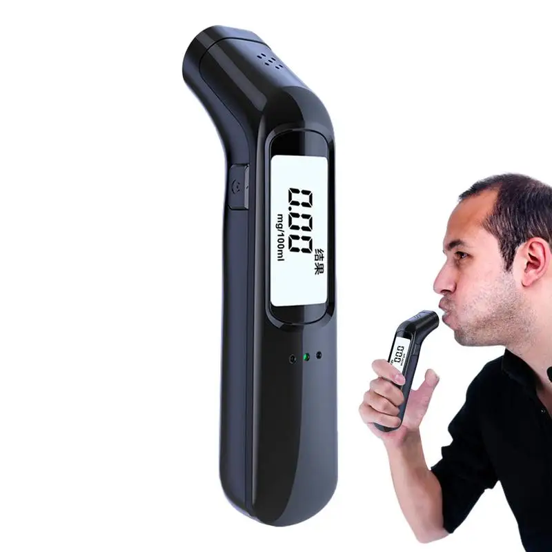 

Портативный алкотестер, портативный мини-Алкотестер для измерения уровня алкоголя, высокоточный электронный Алкотестер с зарядкой