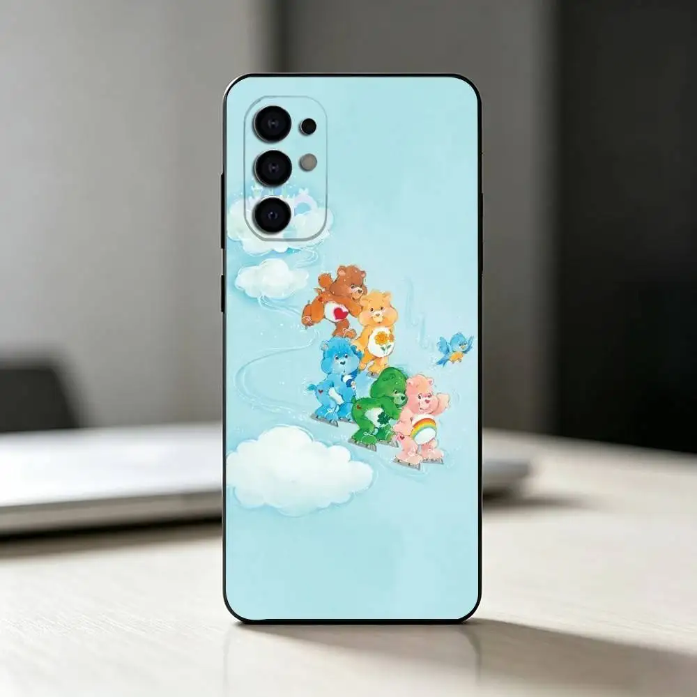 Charming C-Care Bears Soft Silicone Black Phone Case