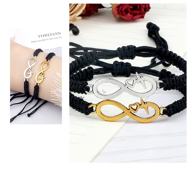 Infinity bracelets for couples/bestfriend