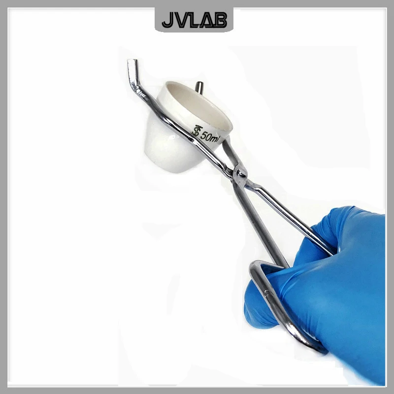 Chrome-plated Crucible Tong Clamp Graphite Melting Furnace Pliers Holder For Melting Pouring Casting Lab Beaker Clamp 300mm 12''