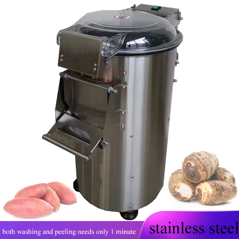 Stainless Steel Potato Peeling Machine, Commercial Automatic Potato Peeling  Machine, Stainless Steel Centrifugal Rotating Fruit and Vegetable Knife