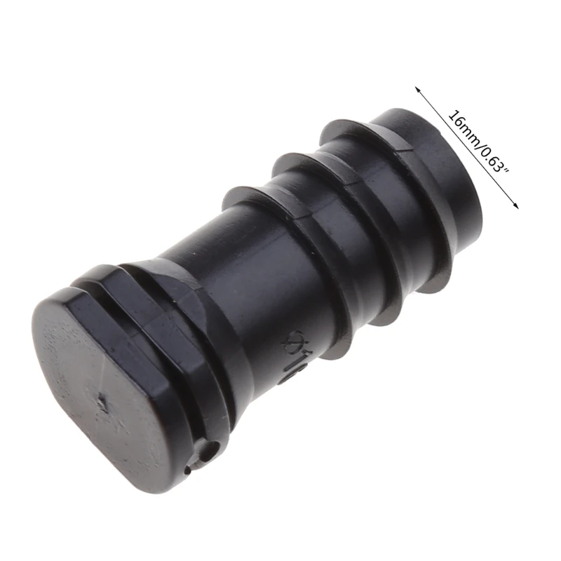 10Pcs Garden Hose 16mm Plug End Hose Water Seal Plastic Hose Closure Irrigation 6