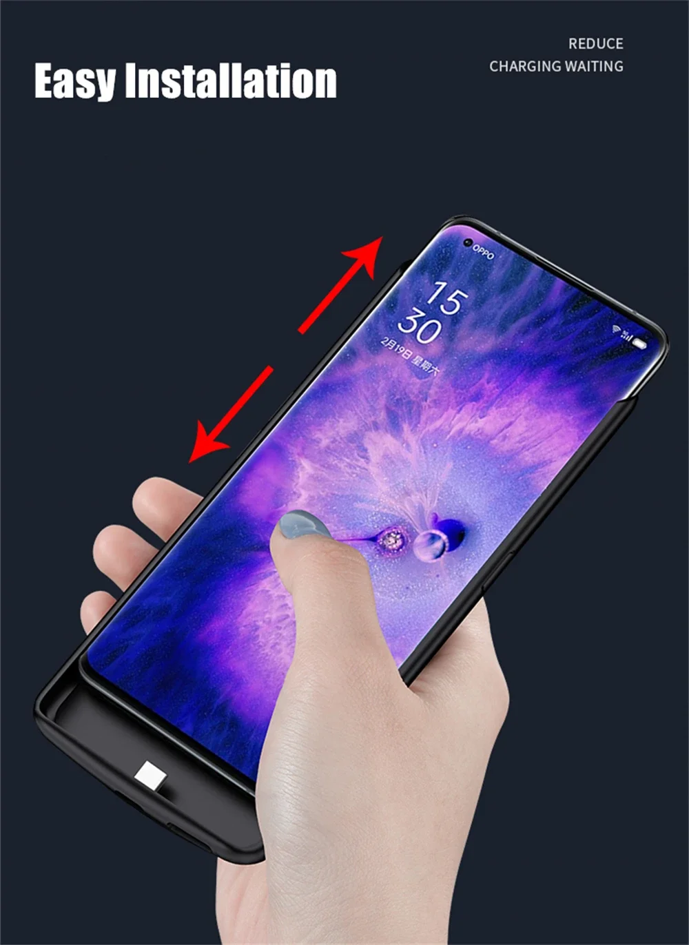 Battery Charger Case For Xiaomi Poco X6 Pro/X6/X6Neo Power Bank