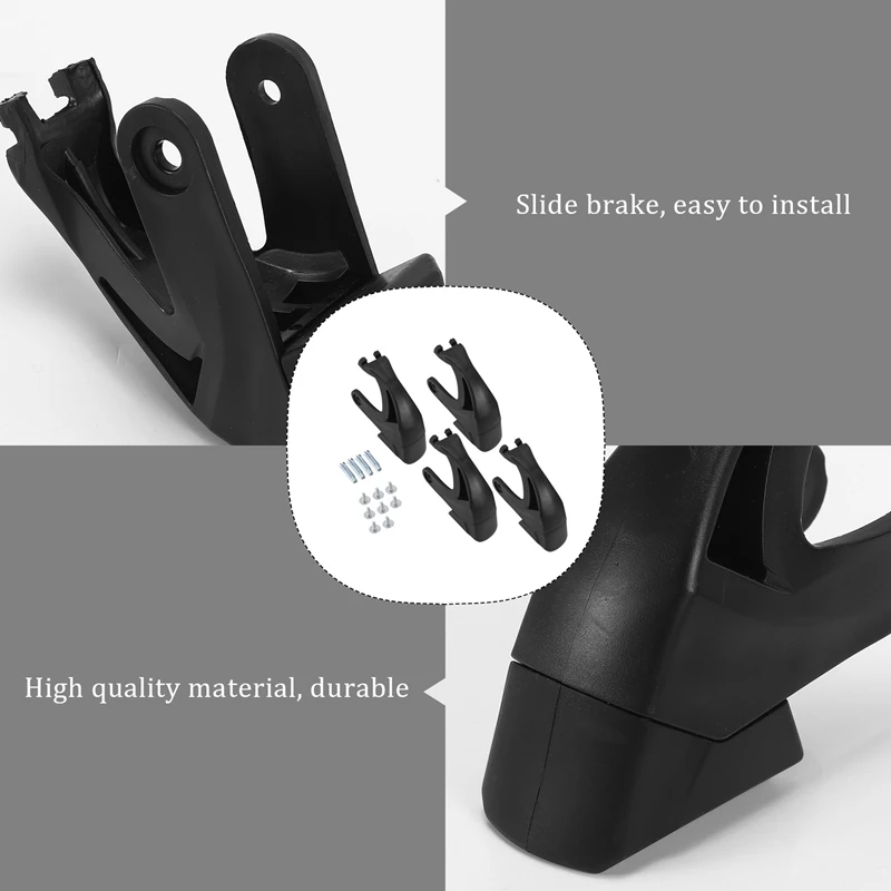 A69P-4Pcs 롤러 스케이트 브레이크 성인용 인라인 스케이트 브레이크 블록 ..