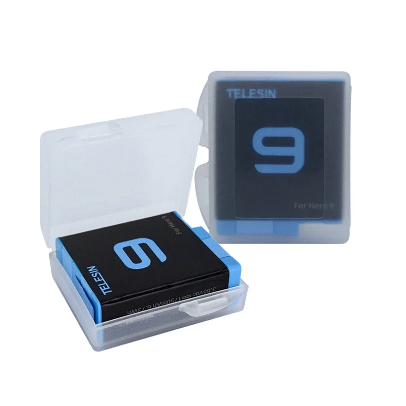 

6Pcs Battery Moistureproof Storage Box Transparent Protective Case For Gopro Hero 9 8 7 6 5 Black Sports Camera Accessories