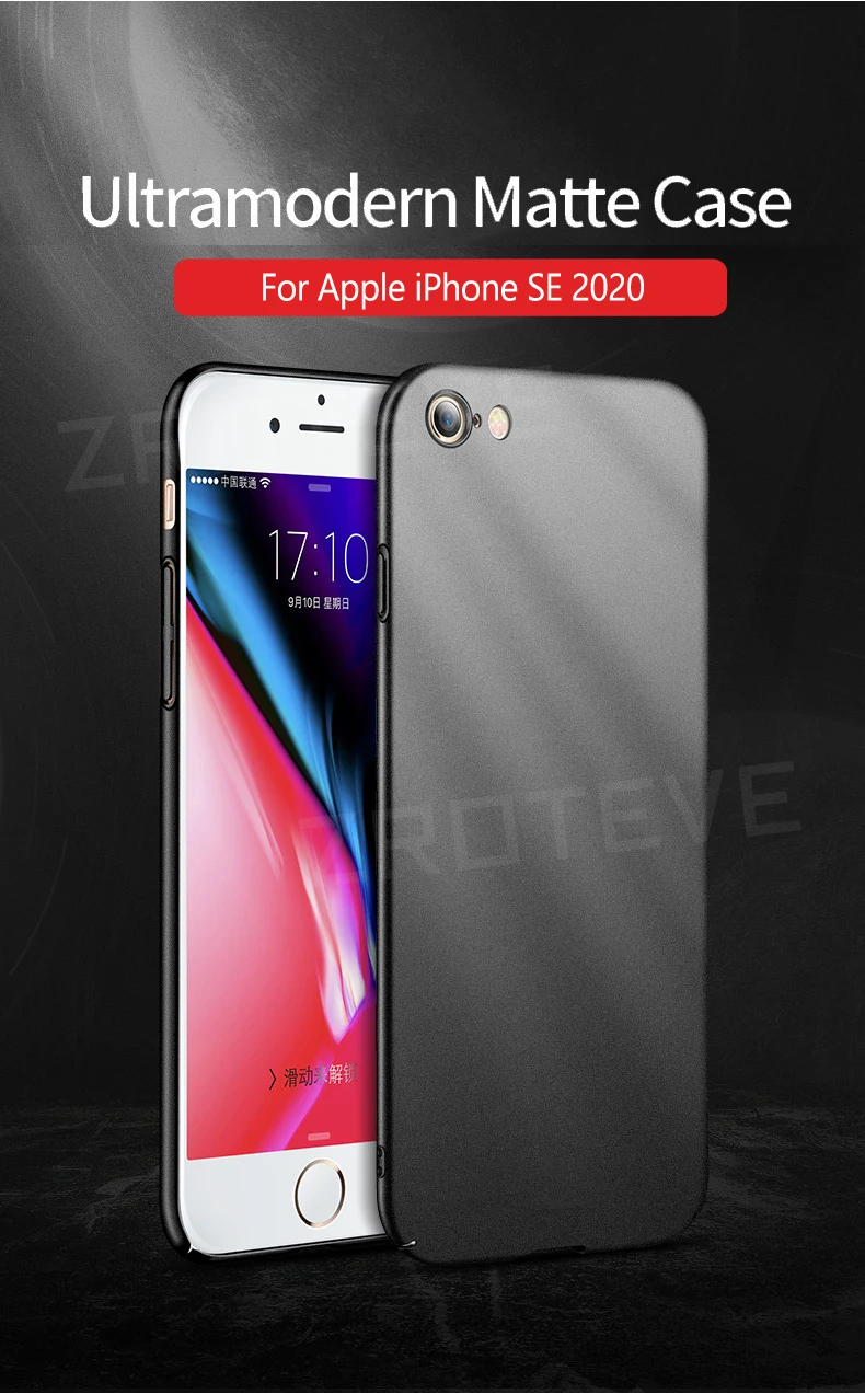 SE 2022 Case Zroteve Luxury Slim Matte Hard PC Cover Coque For iPhone 7 8 Plus SE 2020 2 3 SE2 SE3 iPhone7 iPhone8 Phone Cases iphone xr case with card holder