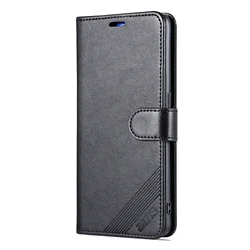 Premium PU Leather Wallet Case Flip Cover with Stand Holder and Pocket - Stylish Protective Casing for Xiaomi 14 (Black)