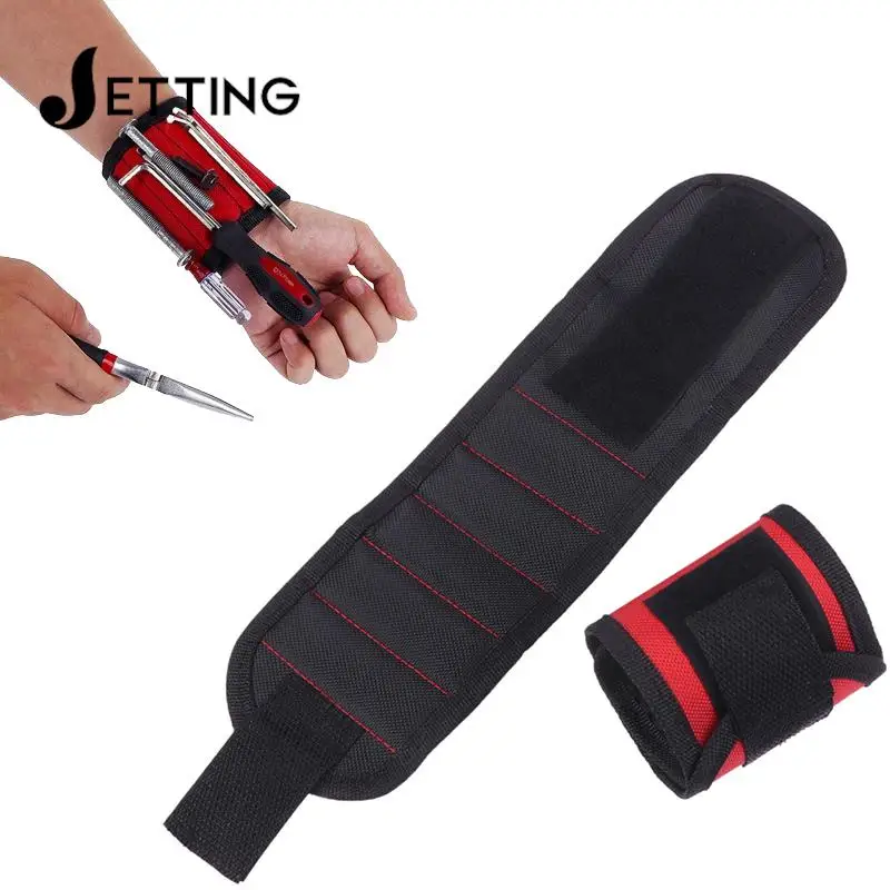 

Magnetic Wristband For Holding Screws,Drilling Bits,Nails,Wrist Tool Holder Belts With Strong Magnets,Cool Gadgets