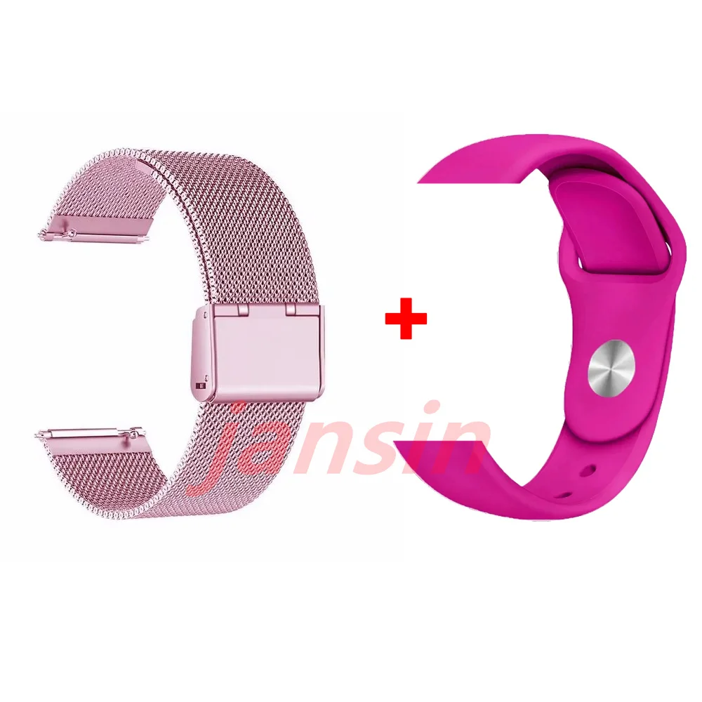 Dual-Pack Metal Watch Strap - 20mm/22mm Replacement Bands