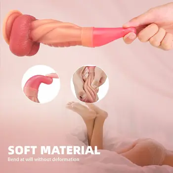 Strapon Animal Dildo Large Anal Plug Soft Big Butt Plug Penis Ass Vagina Anal Expansion Adult Sex Toys For Men Women Gay 18 4